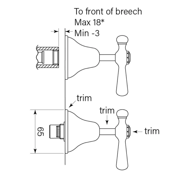 CASCADE WALL TAP PR, CD LEVER - Image 2