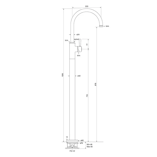 CASCADE FLOOR MIXER - Image 2