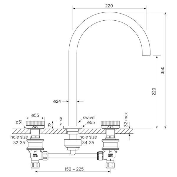 ZERO FLUTED SINK SET - Image 2
