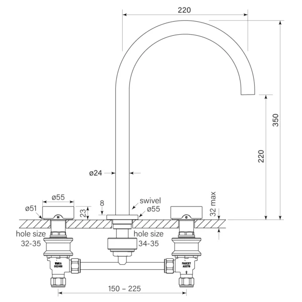 ZERO SMOOTH BASIN SET, TALL - Image 2