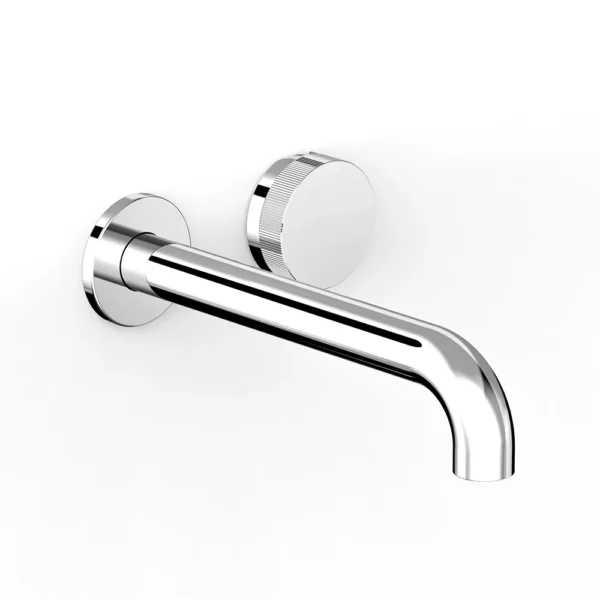 ZERO PROGRESIV FLUTED WALL BASIN MIXER SET, 200