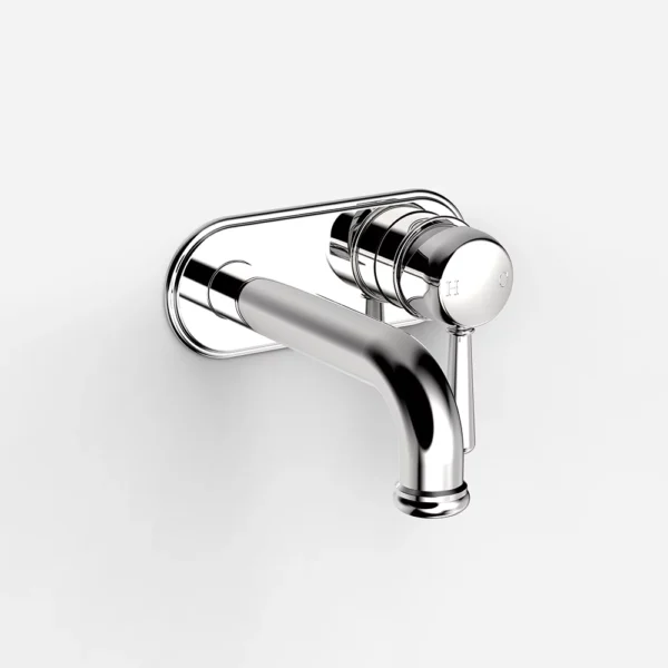 CASCADE BACK PLATE BASIN MIXER 150