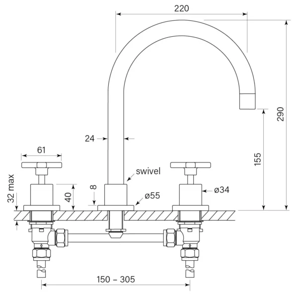 CHISEL D SPA SET HOB - Image 2