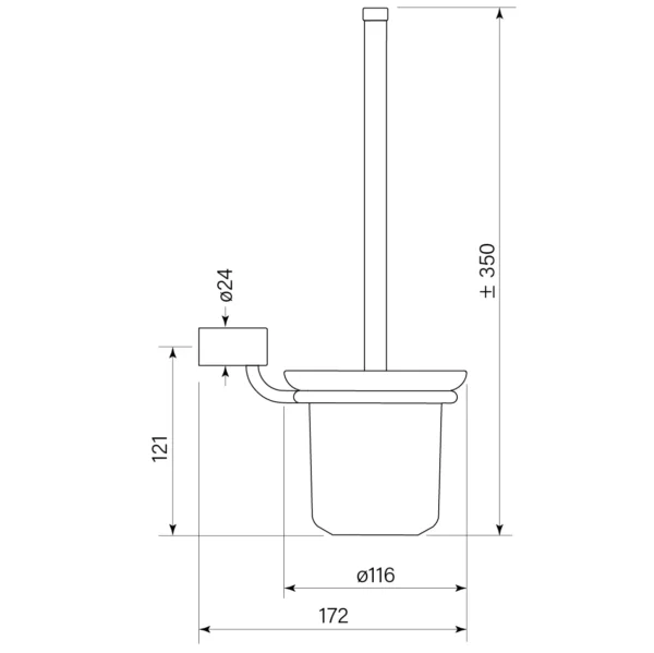 PEGASI NF TOILET BRUSH HOLDER - Image 2