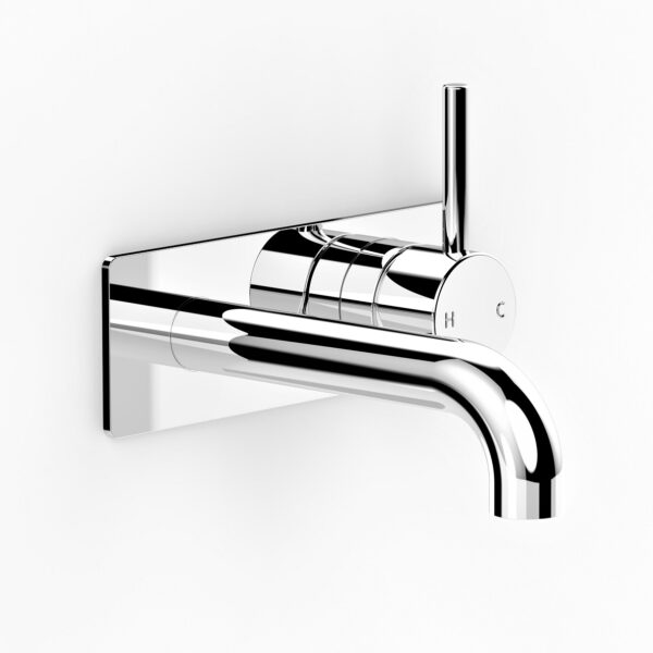 PEGASI M BACK PLATE BASIN MIXER 150