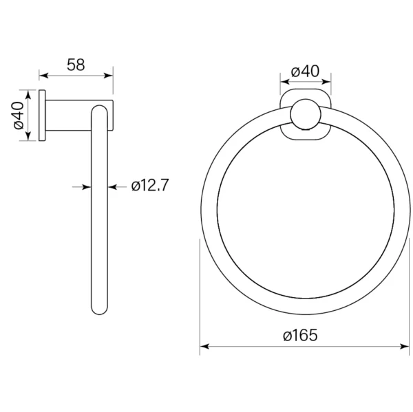 ZEOS TOWEL RING - Image 2