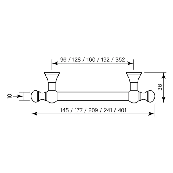 CLASSIC BAR PULL 241 (192HS) - Image 2