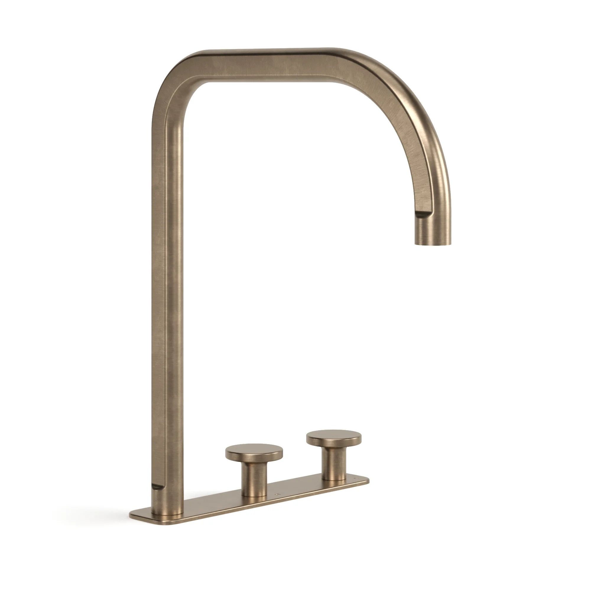 Figura Disc Deck Mount Tall Basin Tap Set
