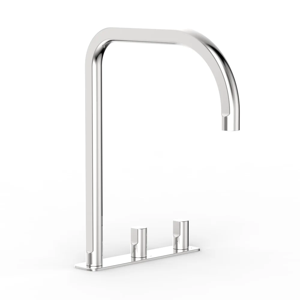 Figura Form Deck Mount spa Tap Set - Image 2