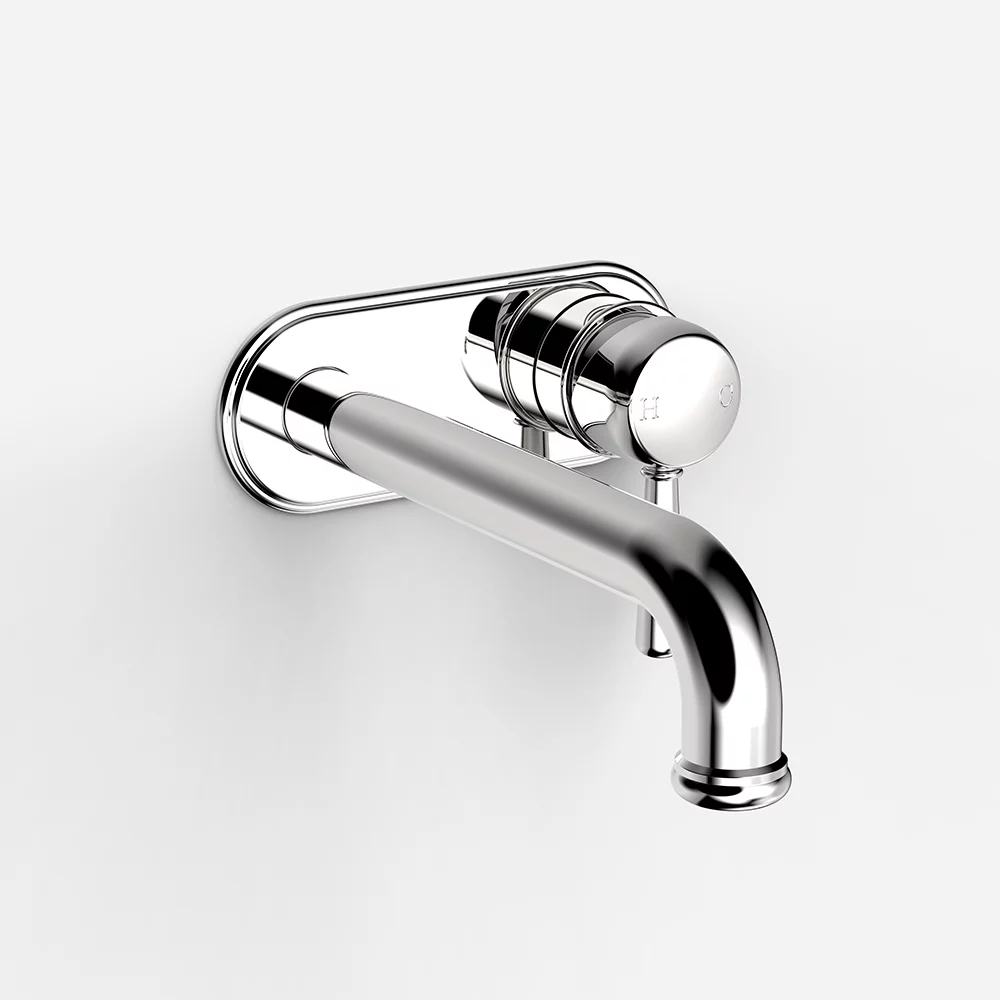 Cascade Fkit Backplate Bath Mixer 200