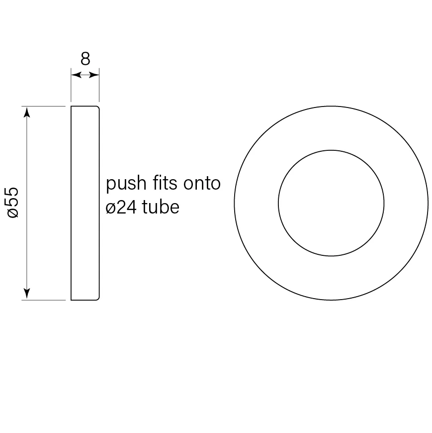 Pegasi Pegasi Flange for Shower Arm - Image 2