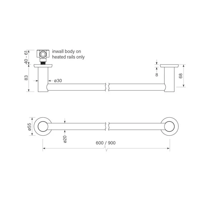 Bremont Non-Heated Rail 600 - Image 2