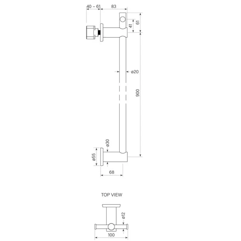 Bremont Vertical Heated Rail w. TBar - Image 2